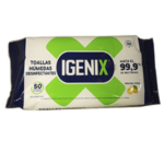 Toalla desinfectante Igenix x 50 unidades