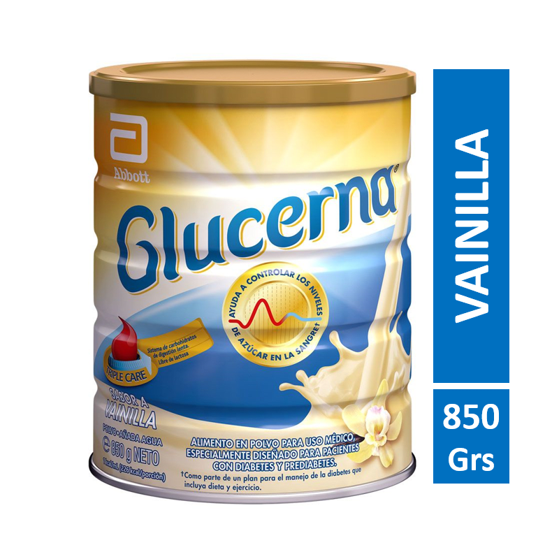 glucerna vainilla Abbott Glucerna en polvo Tarro de 850 gr Sabor Vainilla - Imagen 1