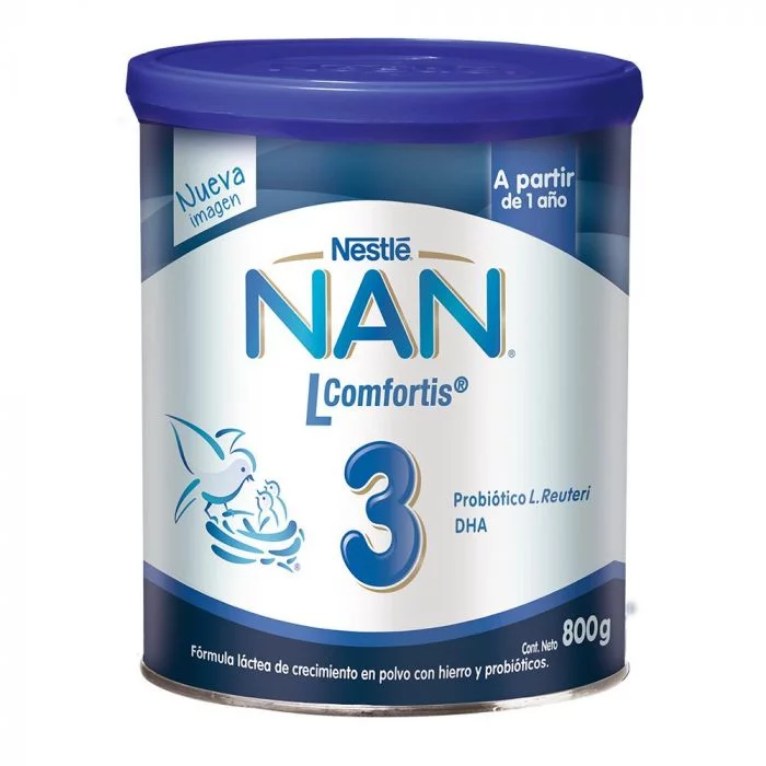 NAN 3 L CONFORTIS Formula Infantil 800g N2 Nan 3 L Comfortis Formula Infantil 800g - Imagen 1