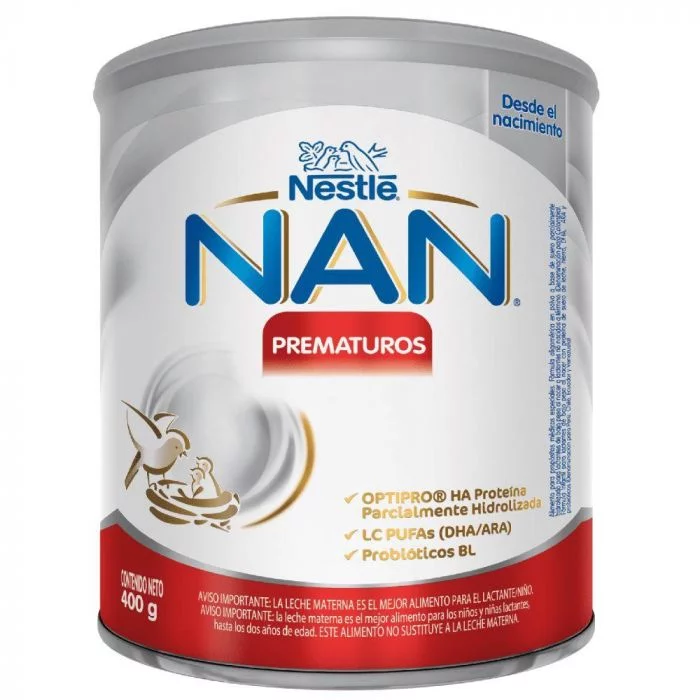 NAN PRE BL 400g Nan Prematuro Fórmula Infantil 400 gr - Imagen 1