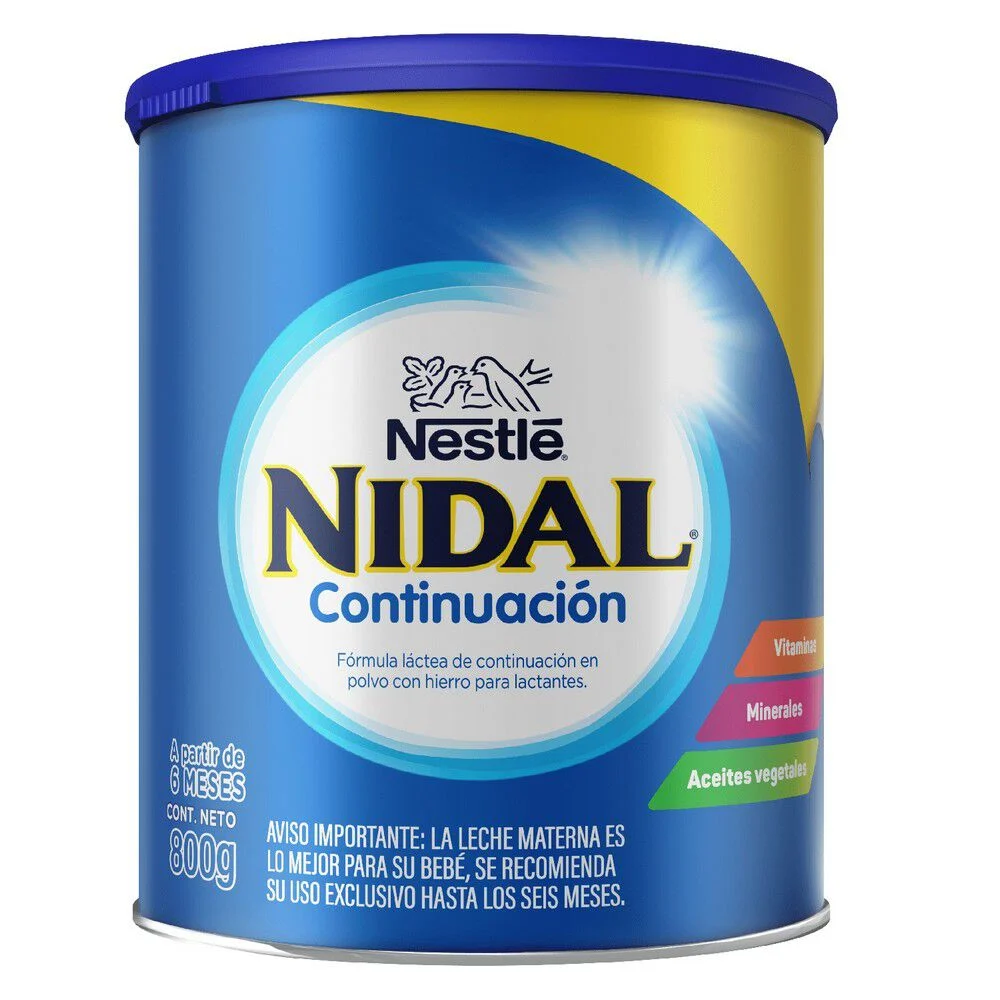 NIDAL 2 Formula Infantil Lata 800g NIDAL 2 Fórmula Infantil Lata 800g - Imagen 1