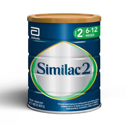Similac 2 Abbott Similac 2 polvo tarro 800grs - Imagen 1